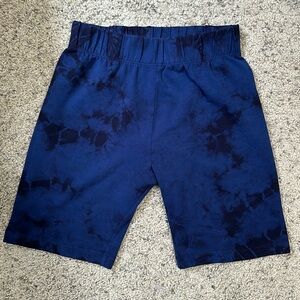 Authentic Taylor Swift “no other shade of blue” Tie Dye Bike Shorts